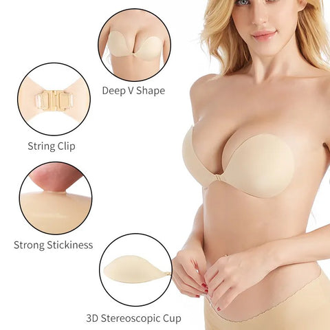 Invisible Self-adhesive Sticky Waterproof Bra