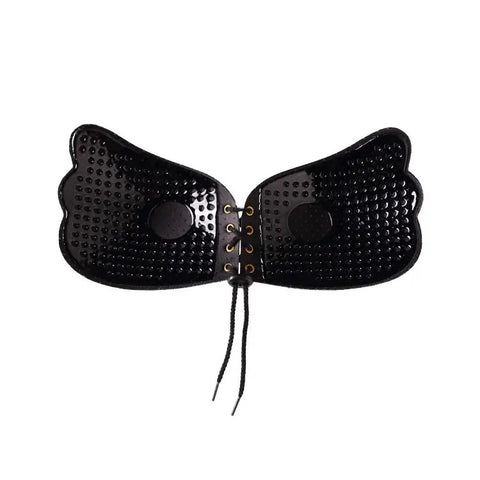 Strapless Silicone Butterfly Bra With Drawstrings