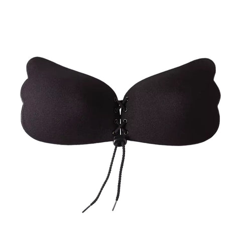 Strapless Silicone Butterfly Bra With Drawstrings