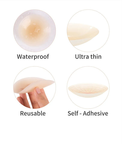 Ultra-thin Silicone Non-Adhesive Nipple Pasties