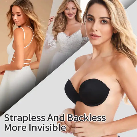 Strapless & Backless Invisible Adhesive Bras