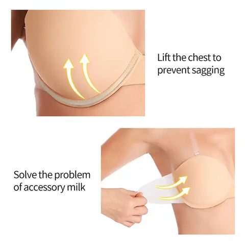 Strapless & Backless Invisible Adhesive Bras