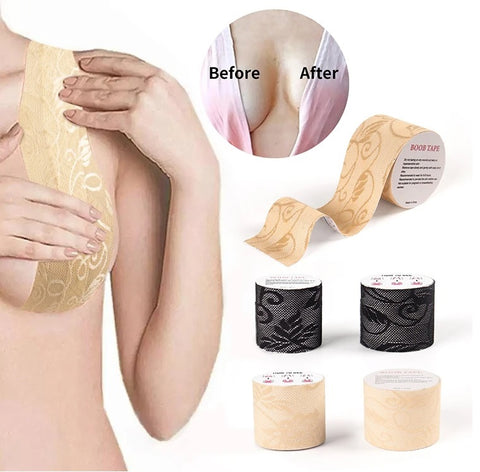 Lace Style Cuttable Sticky Boob Tape