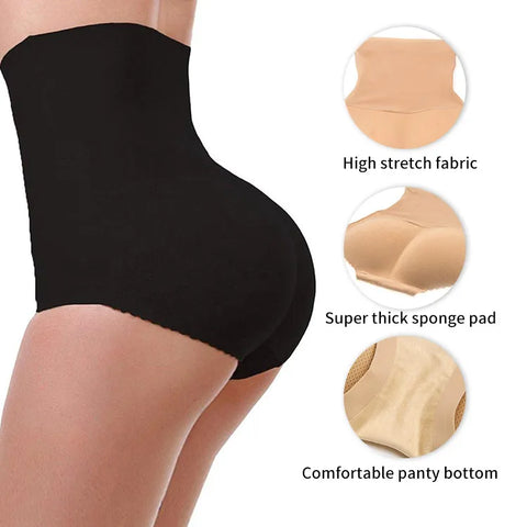 High Waist Padded Cushion Booty Panty